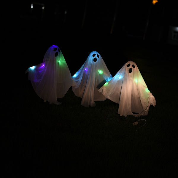 Halloween Glowing Ghost Stake