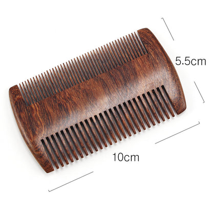 Sandalwood Double-sided Beard Comb