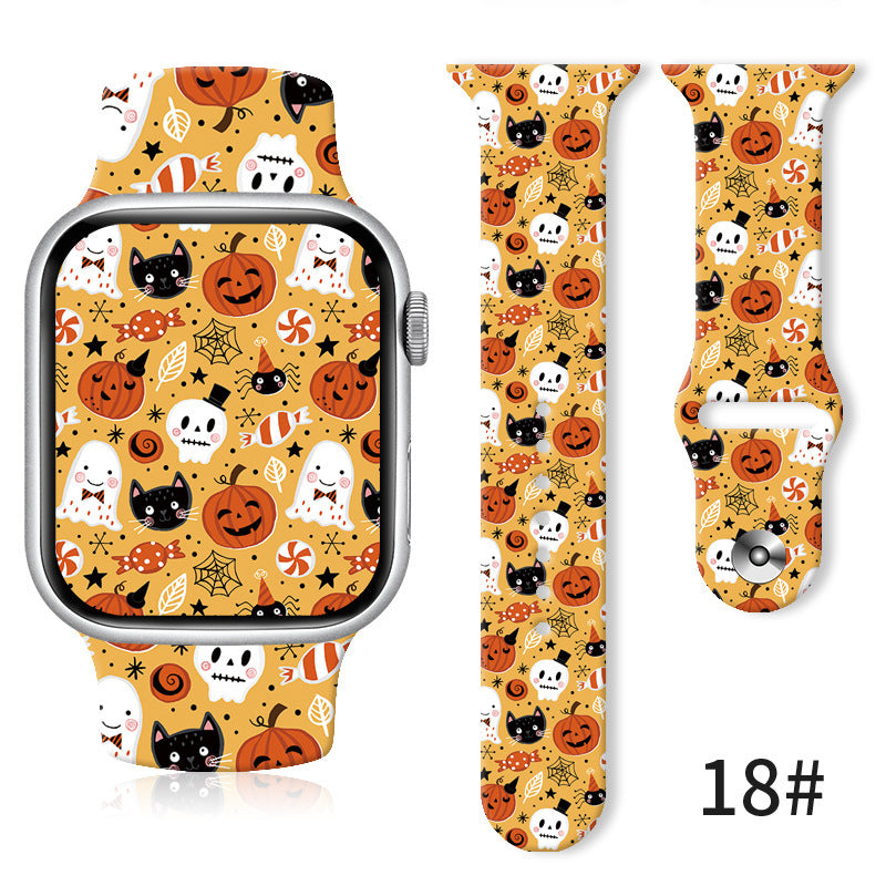 Halloween Printed Watch Strap