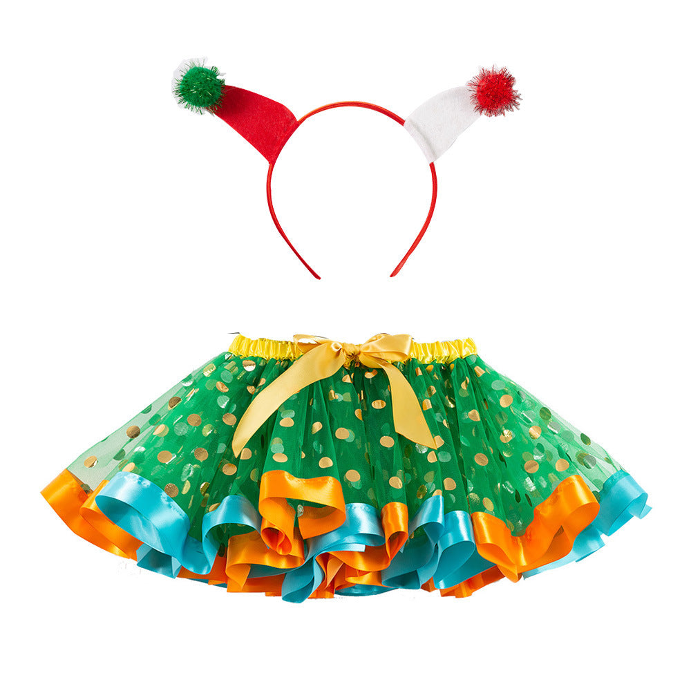 Children's Halloween Skirt & Headband