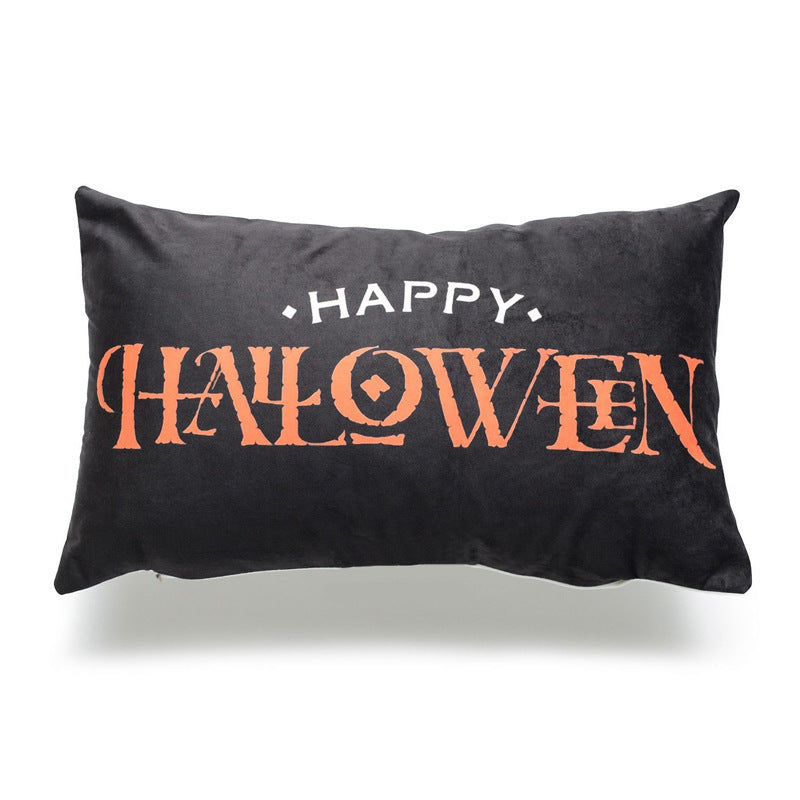 Spooky Halloween Pillow Cover