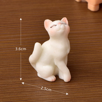 Home Fashion Mini Cat Decoration