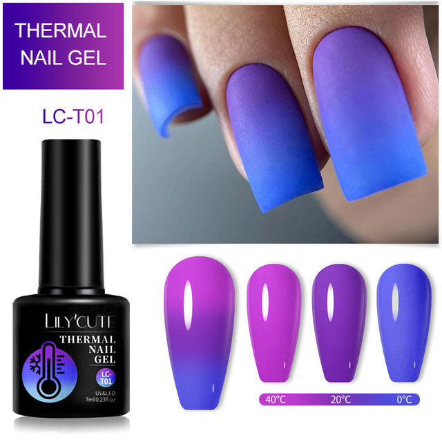 Lily Cute Color Changing Thermal Gel Nail Polish