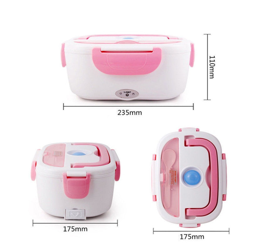 Insulated Lunch Box Large Capacity Heated Electric Lunch Box Stainless Steel Car Bento Box