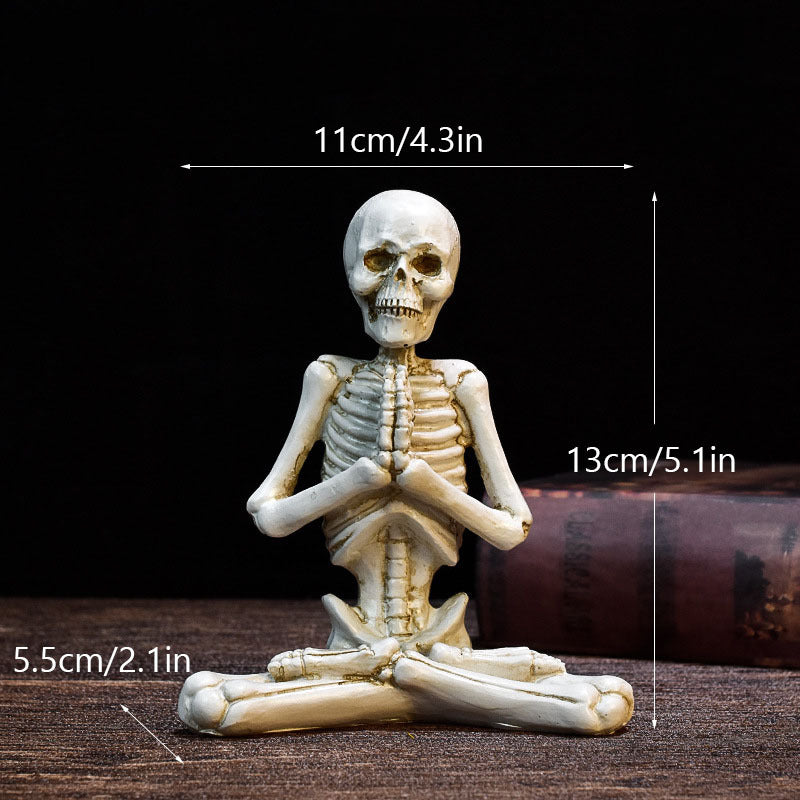 Halloween Horror Yoga Skull Skeleton