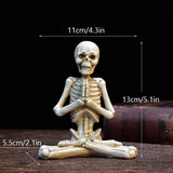 Halloween Horror Yoga Skull Skeleton