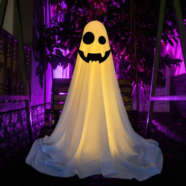 Spooky Ghost Decorations for Front Porch Courtyard