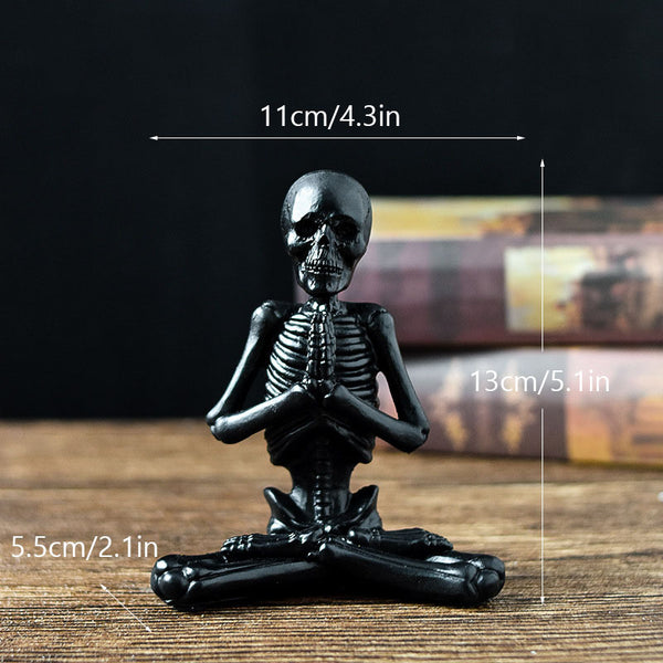 Halloween Horror Yoga Skull Skeleton