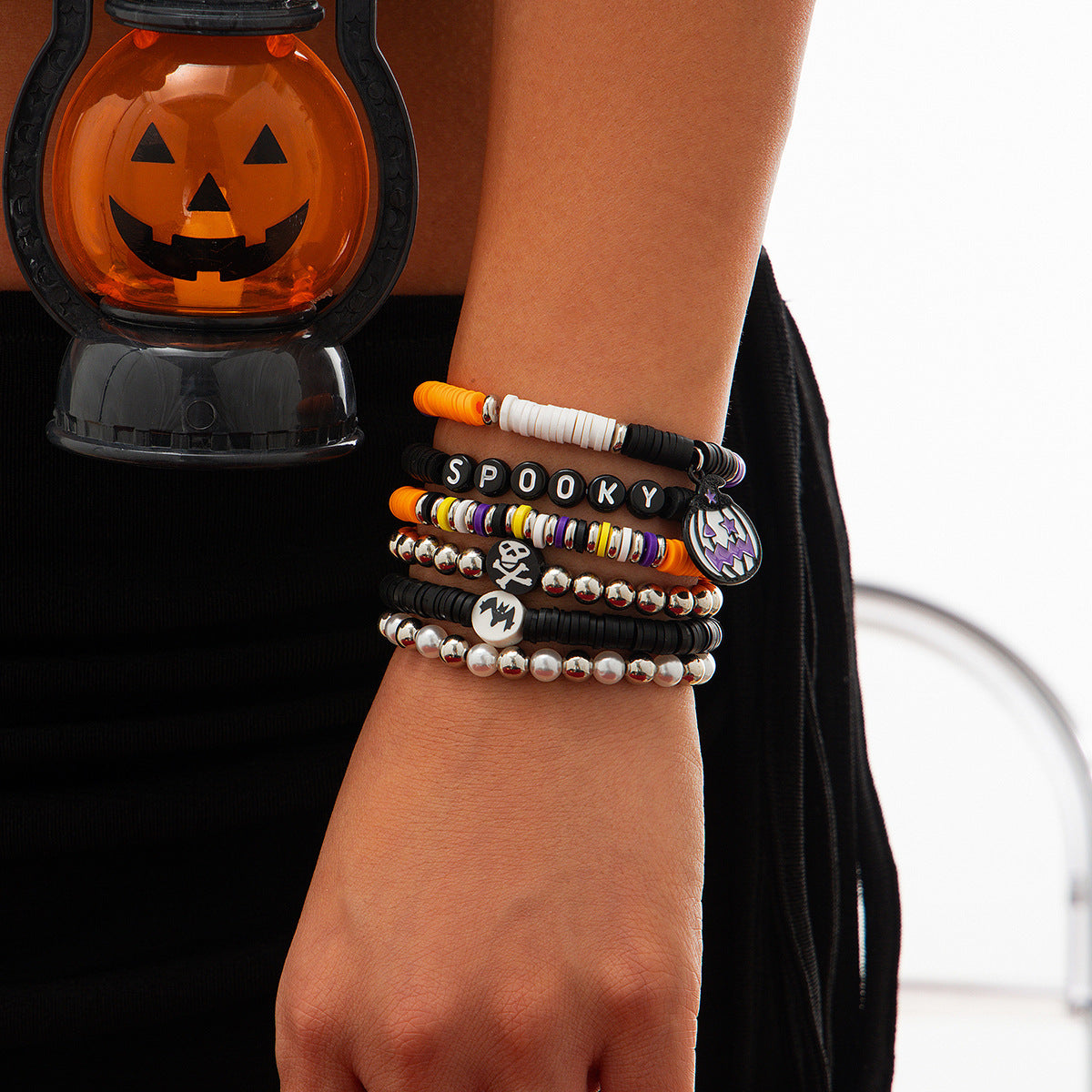 Halloween Bead Bracelet