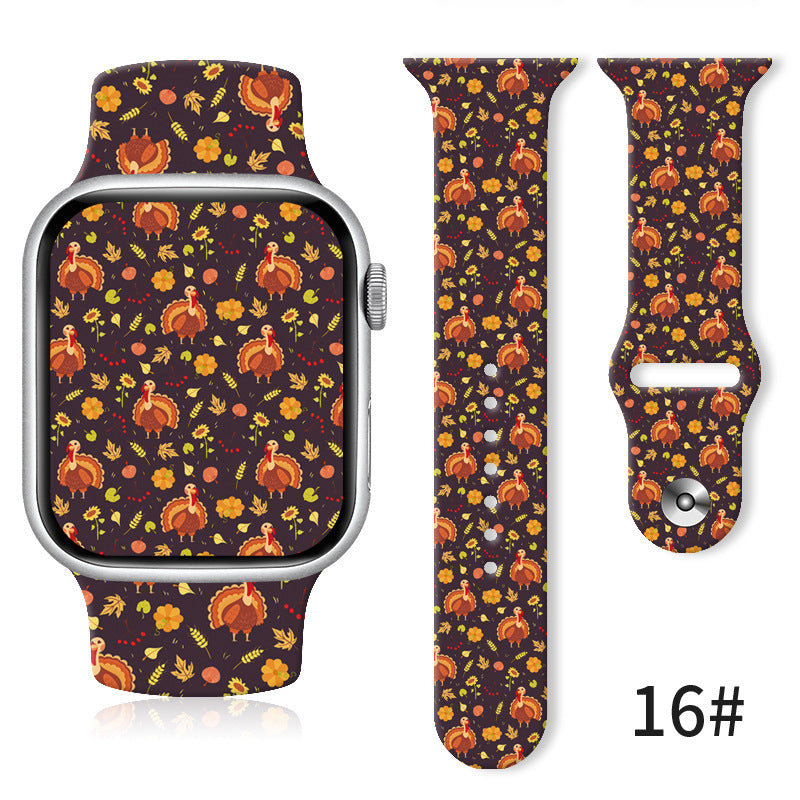 Halloween Printed Watch Strap