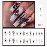 Halloween Dark Spider Wear Nail Patch - JDrop.Shop