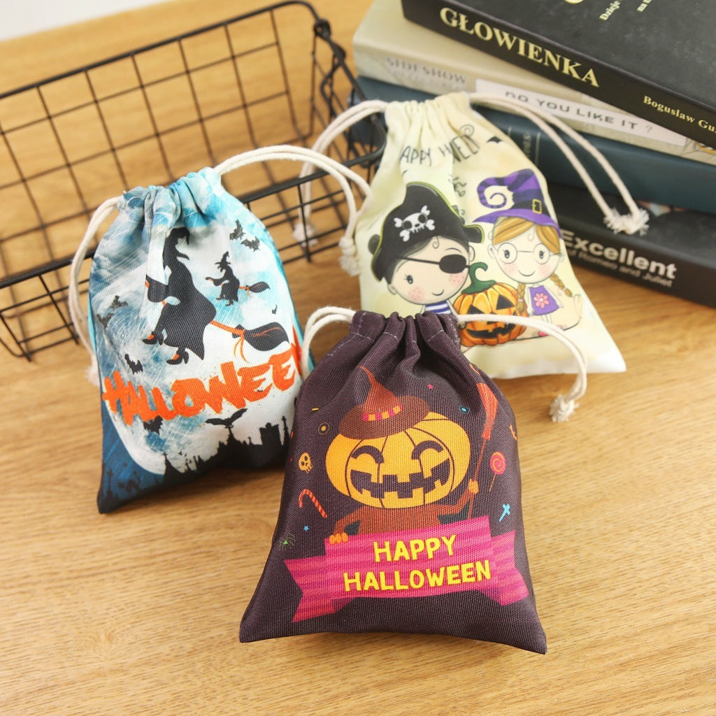 Halloween Drawstring Candy Bags