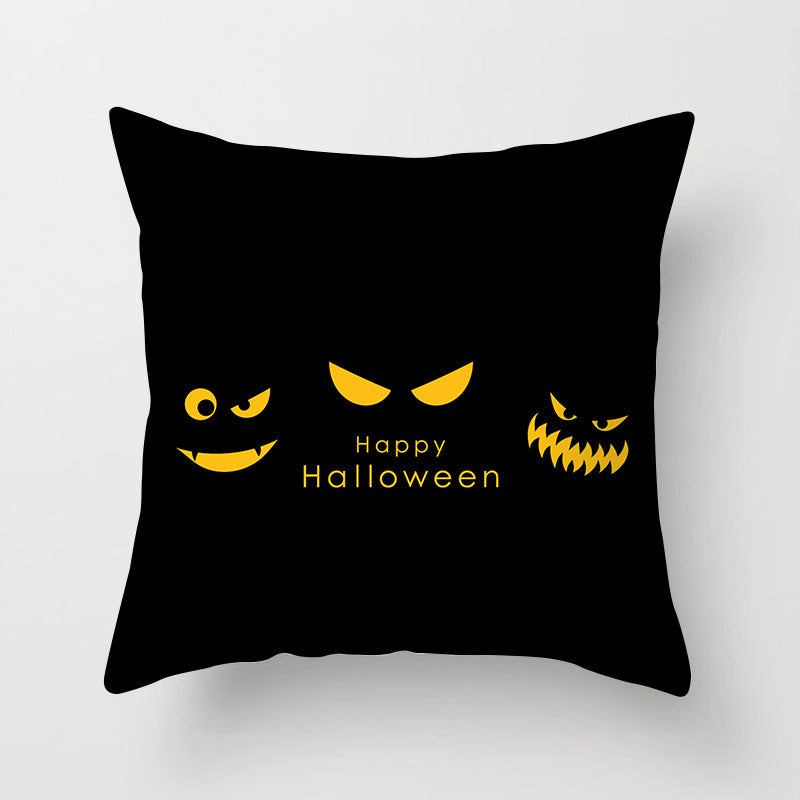 Haunted Halloween Pillow Cover