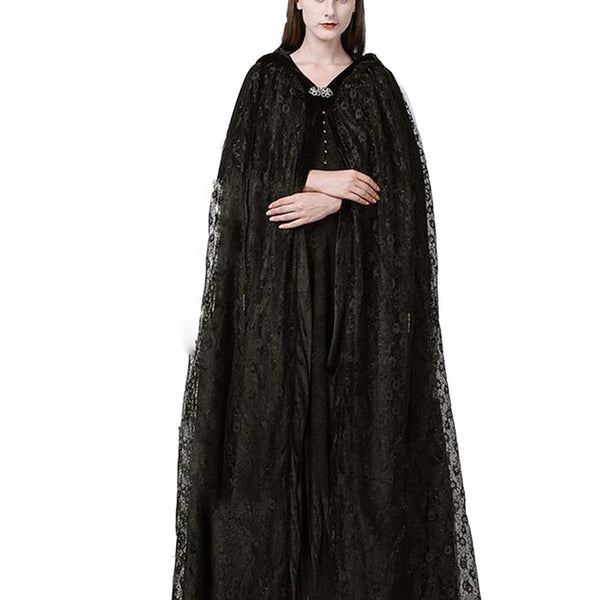 Halloween Lace Net Cape