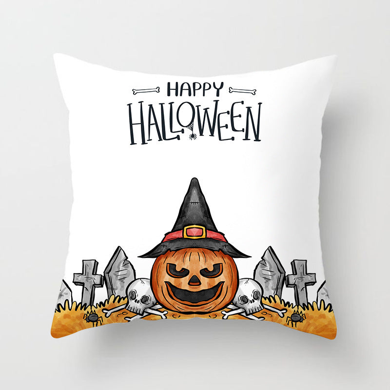 Haunted Halloween Pillow Cover