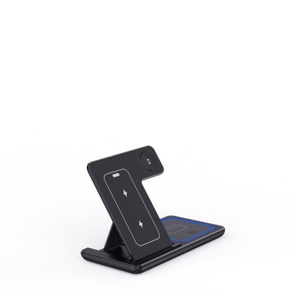 LED Fast Wireless Charger Stand Foldable Charging Station