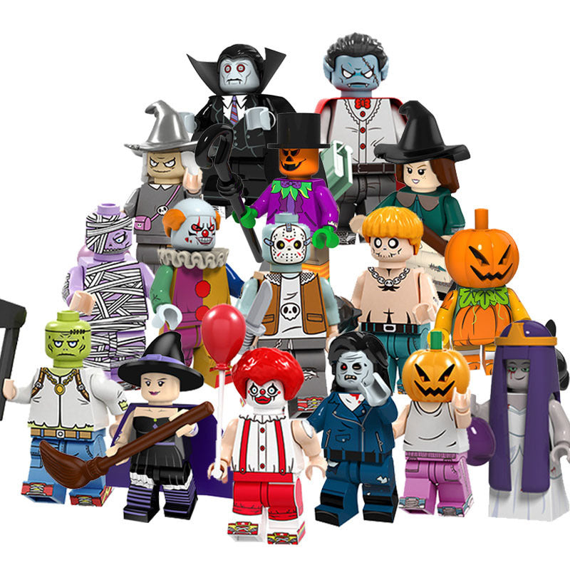 16 Halloween Toy Blocks