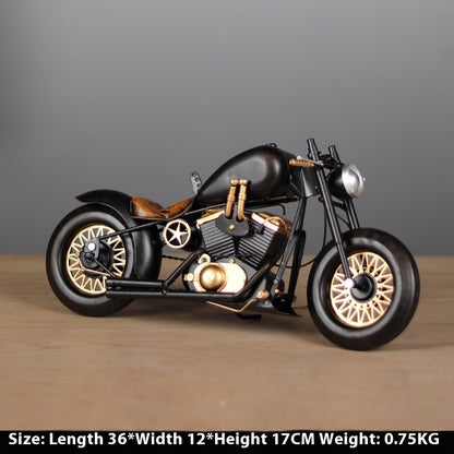 Tough Guy Motorcycle Model Handmade Creative Ornaments