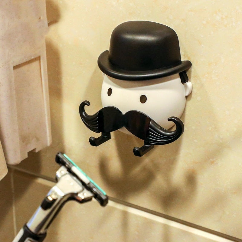 Punch-free Beard Shaver Holder Wall Hanging