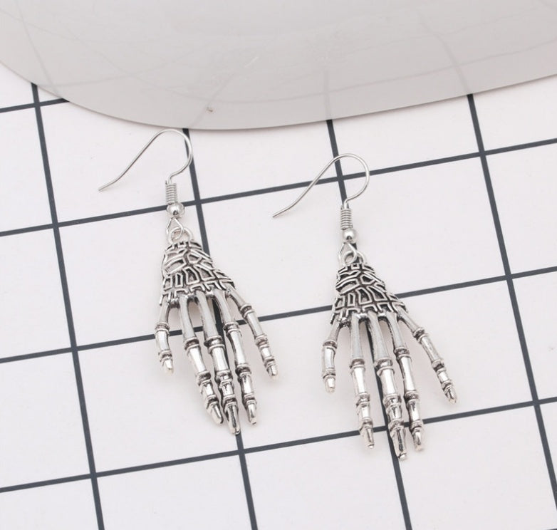 Halloween Skeleton Hands Earrings