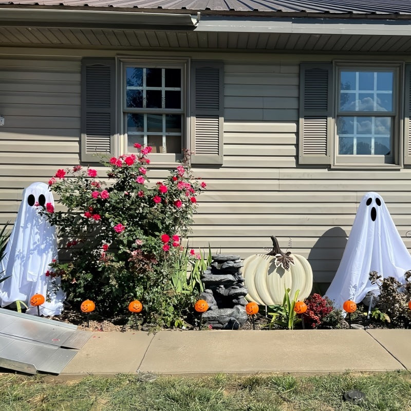 Spooky Ghost Decorations for Front Porch Courtyard