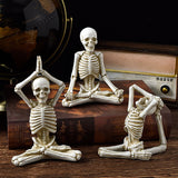 Halloween Horror Yoga Skull Skeleton