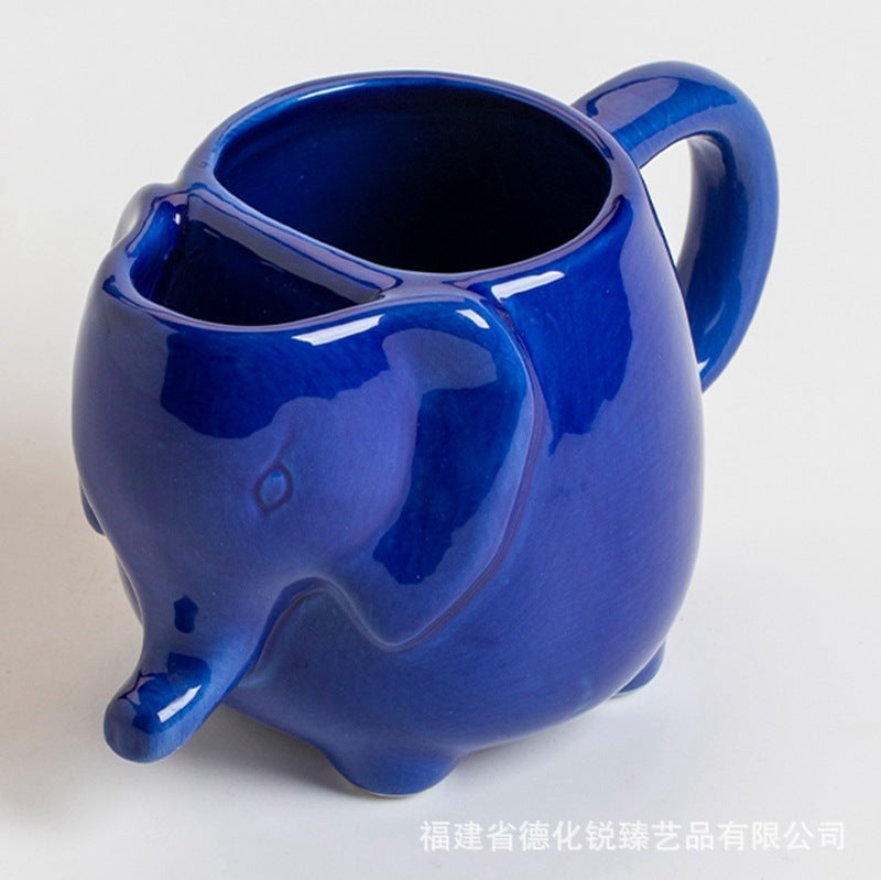 Elephant 3D Mug Ceramic Cup