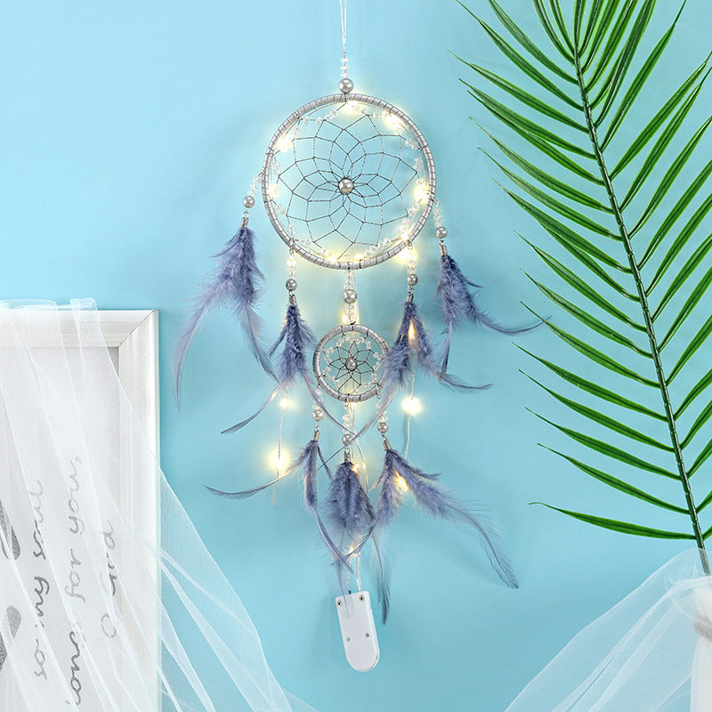 Handmade Dreamcatcher Indian Feather Charm