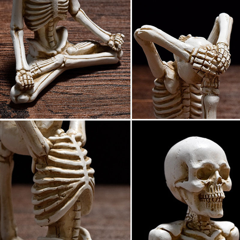 Halloween Horror Yoga Skull Skeleton