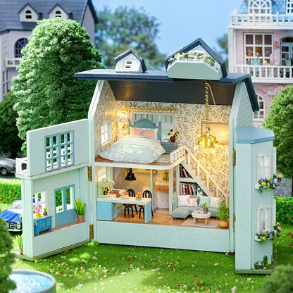 Wooden Handmade Cute Room Mini Home Series