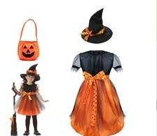 Halloween Girl's Witch Costume