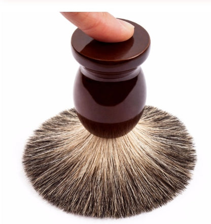 Beard brush shaving foam cleansing