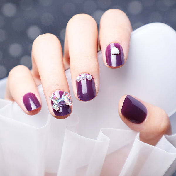 Elegant Purple Nail Art Set - JDrop.Shop