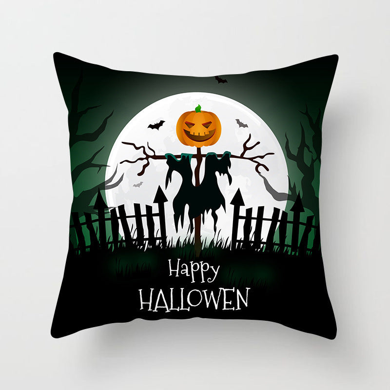 Haunted Halloween Pillow Cover