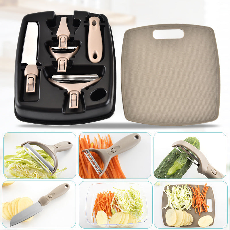 Multi Function Peeler Set | Kitchen Gadgets | 8 Piece Set | JDrop.Shop