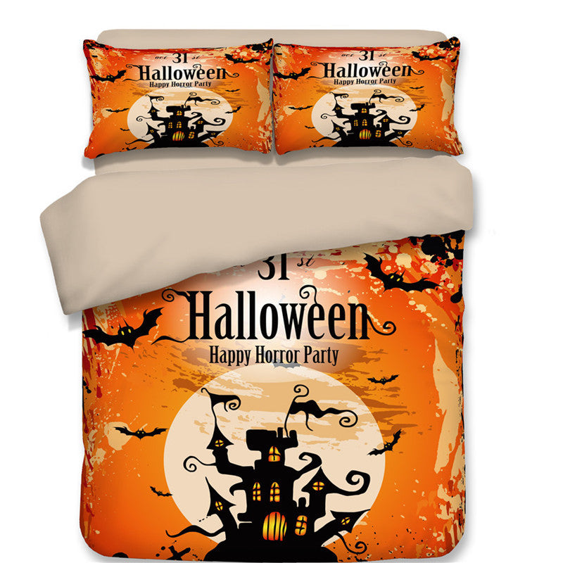 Halloween Bedding 4-Piece Set