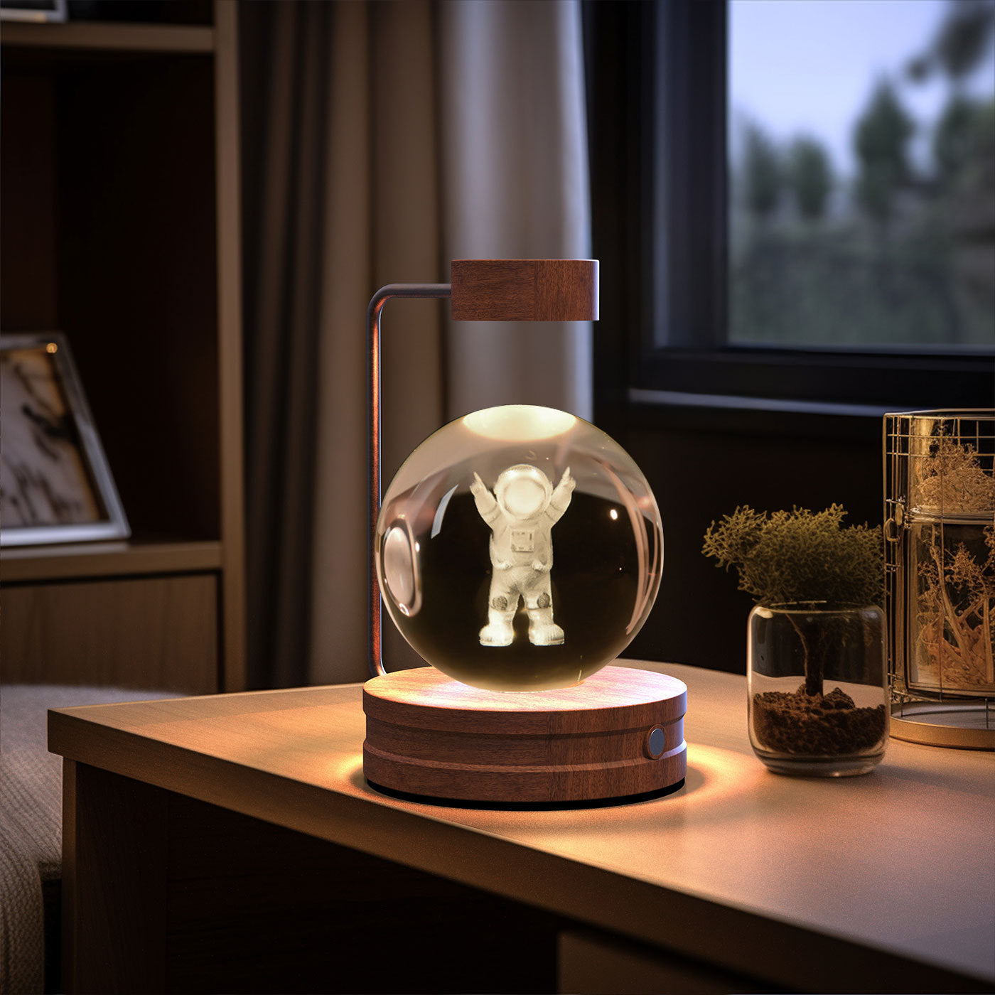 Crystal Ball Indoor Night Light USB Power