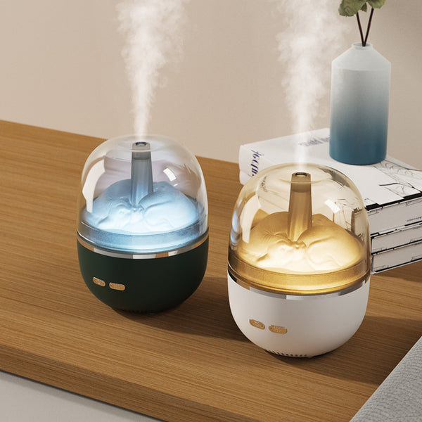 Modern Glow Humidifier with Colorful Gradient Light