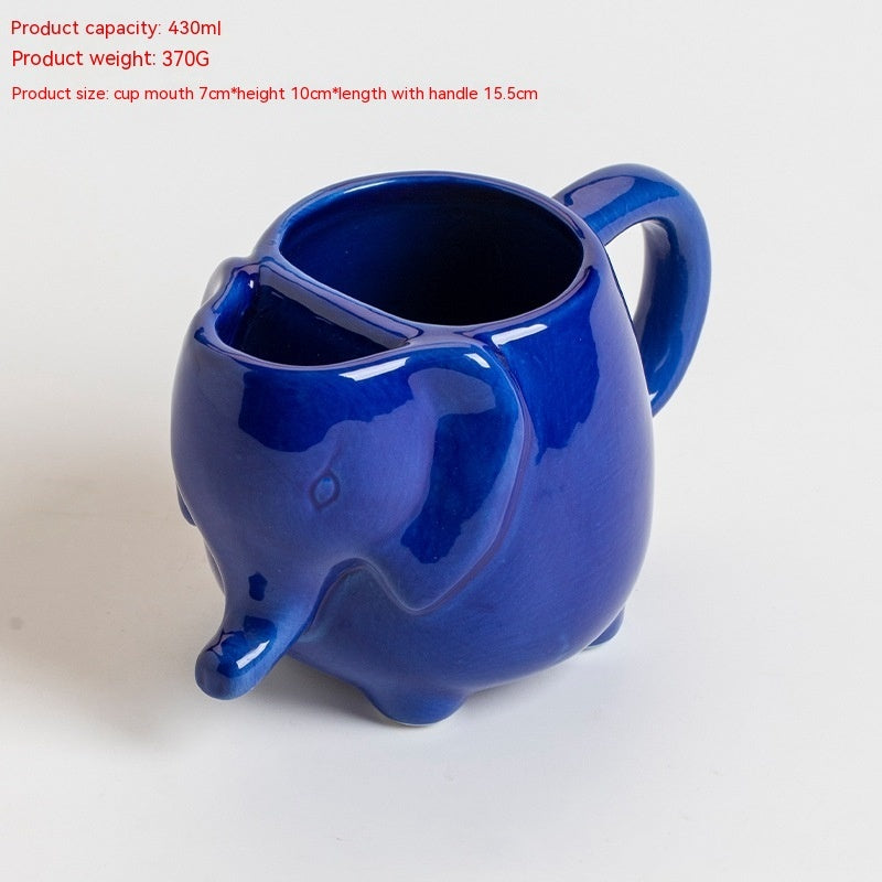 Elephant 3D Mug Ceramic Cup