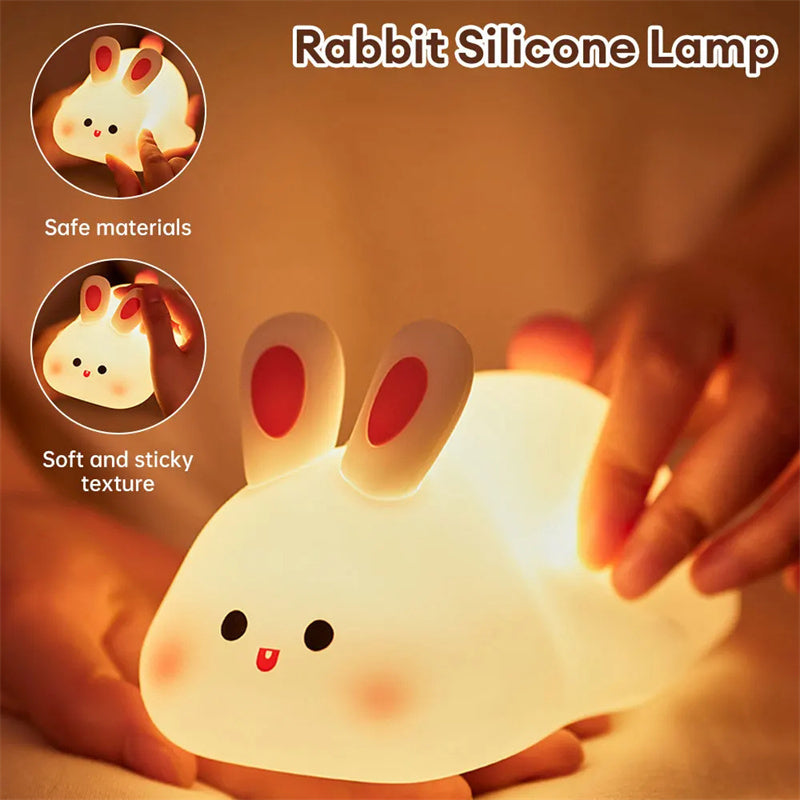 Cute Bunny LED Night Light Touch Sensor