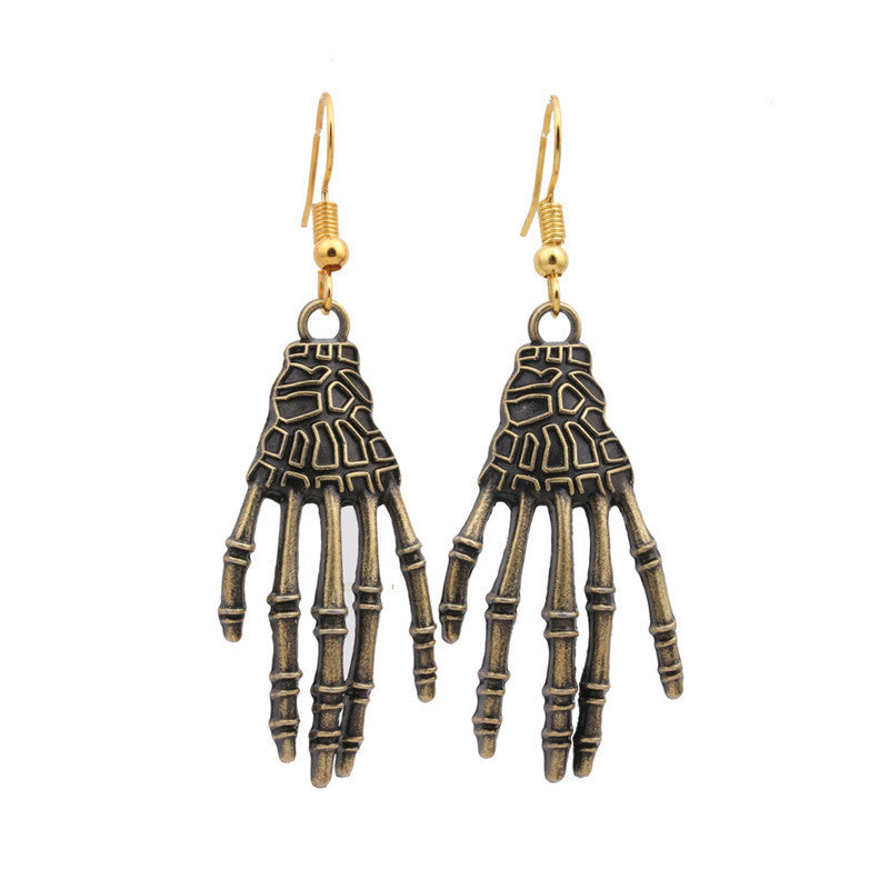 Halloween Skeleton Hands Earrings