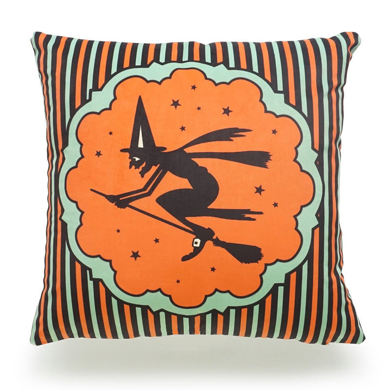 Spooky Halloween Pillow Cover