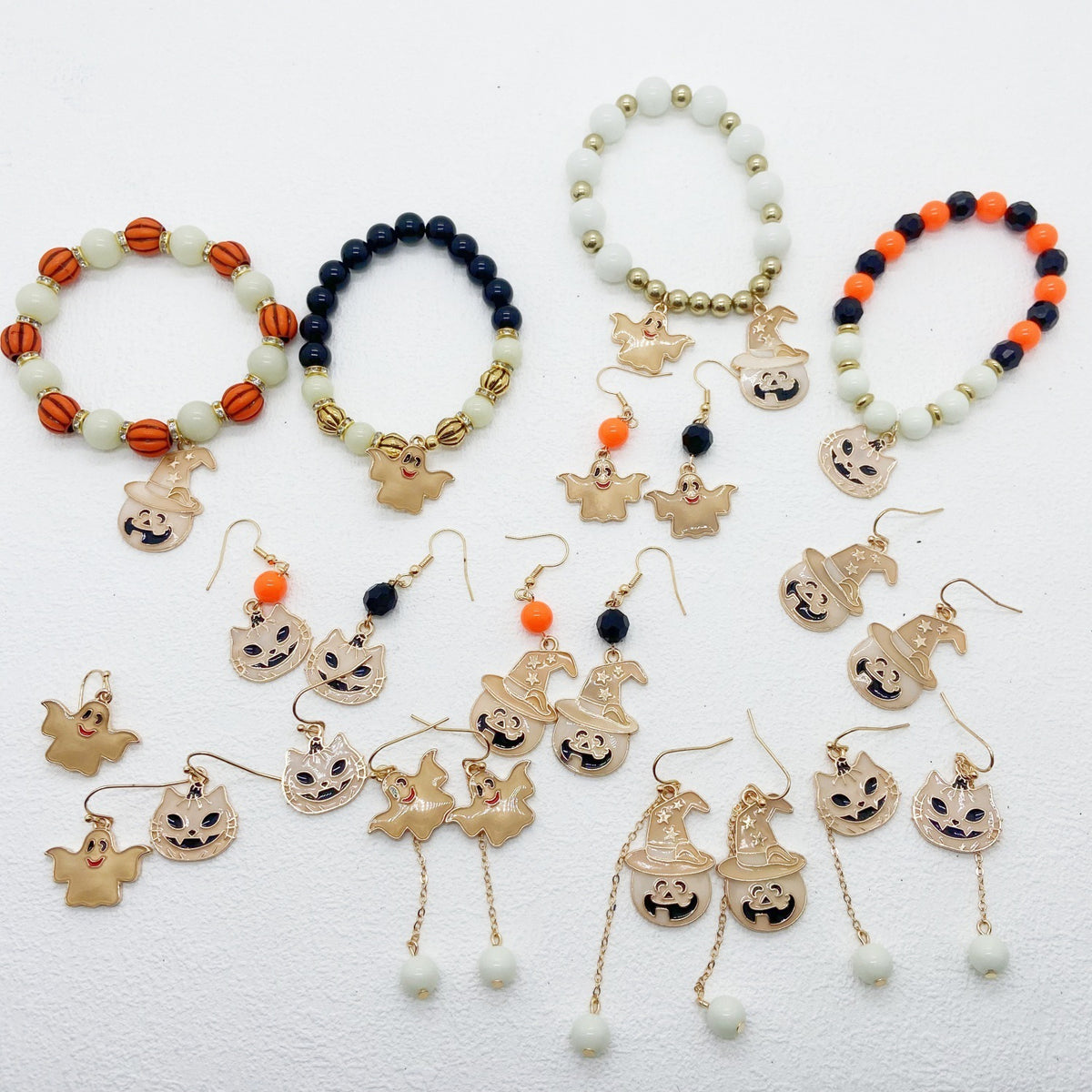 Luminous Pumpkin Ghost Halloween Bracelet