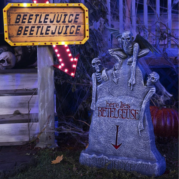 Beetlejuice Graveyard Tombstone Decoration