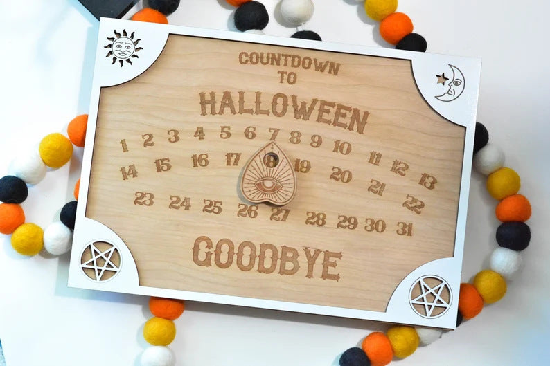 Halloween Ouija Board Countdown Calendar