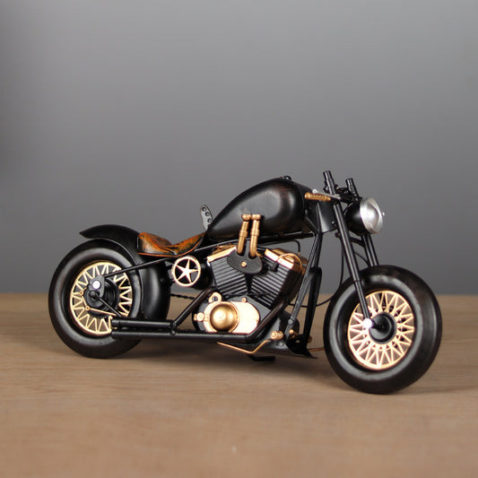 Tough Guy Motorcycle Model Handmade Creative Ornaments