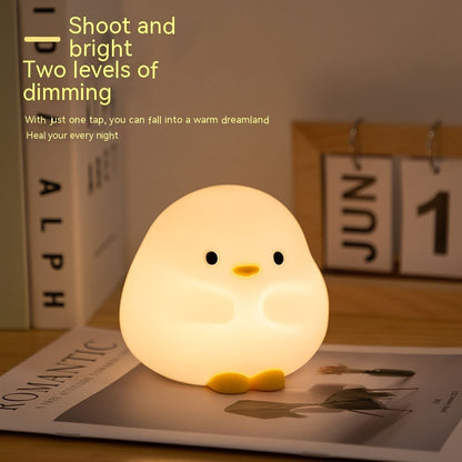 Cute Silicone Duck LED Night Lamp USB Rechargeable