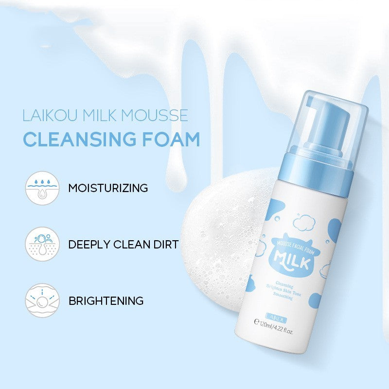 Milk Mousse Cleansing Foam Pore Cleaning Skin Care