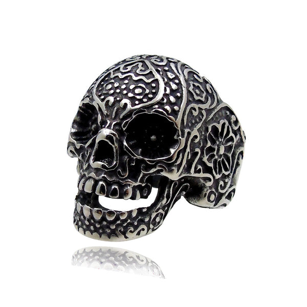 Hip Hop Skull Ring