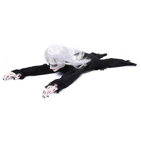 Halloween Female Ghost Crawling Out of Grave Prop